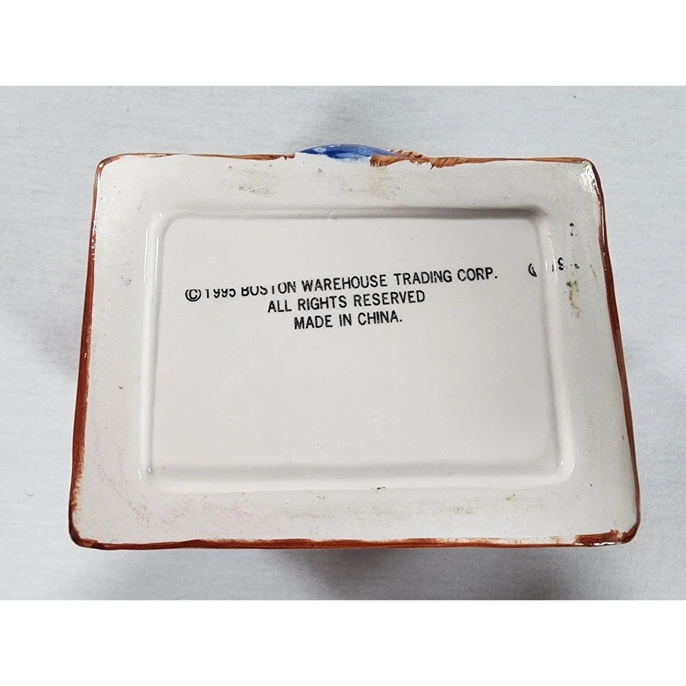 Vintage 1995 Boston Warehouse Chip & Dip Set Nautical Boat Coastal Beach Party